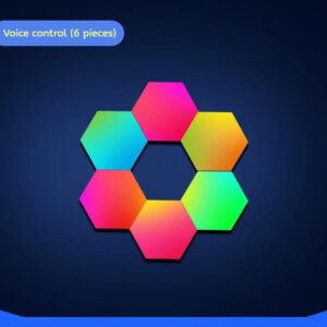 Lámpara LED Hexagonal RGB para Setup Gamer
